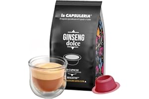 La Capsuleria - GINSENG DOLCE (50 Capsule) compatibili con Bialetti (anche con modello Gioia)
