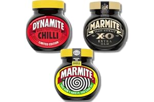 Marmite Gifts Collection - Marmite Xo, Chilli Marmite (Dynamite Marmite) And Classic Original by The Great British Kitchen