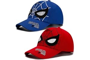 FYDZBSL Avenger Sommerhut, 2 PCS Avenger Sonnenhut Kinder Kappe Cartoon Hüten Baseball Cap Baumwolle Baseballmütze Anime Baseballmützen Outdoor Sports Hut für Kinder Sport Sonnenschutz, Beach Party