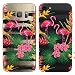 Produktbild Original Lanboo® Silikon Case Für Samsung Galaxy S7 #6 Motiv 21 - Schutz Tasche Schale Hülle Etui Cover Bumper TPU mit Flamingo Vogel Blumen Pflanzen Blüten Abbildung