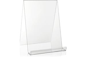 VITAdisplays® stojak na książki/podpórka na książki/podpórka na książki z oryginalnego szkła akrylowego PLEXIGLAS®