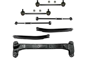 AJS PARTS 1x Achsträger 2x Koppelstange 4x Querlenker Hinterachse für Tucson JM für Sportage JE