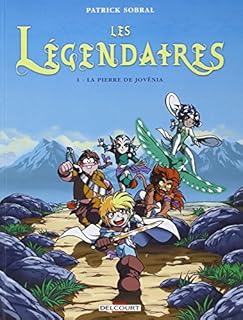jaquette livre Les Légendaires, Tome 1 : La Pierre de Jovénia