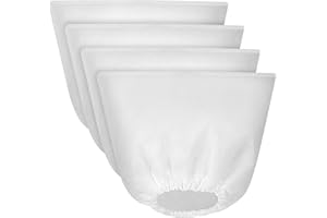 GUDOTRA 4 prefiltro para aspirador de cenizas Babycen(blanco, 4 unidades)