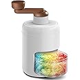 FDTY Snow Cone Machine Manual, Shaved Ice Maker Machine for Home, Ice Shaver Hand Crank, Slushy Maker Machine, Ice Crusher for Snow Cones, Ideal for Outdoor Picnics, Portable