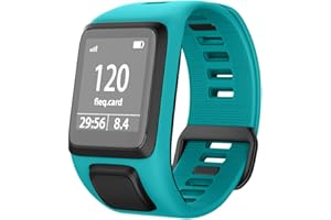 NOTOCITY NotoCtiy Bracelet Tomtom Adventurer Montre,Bracelet De Rechange en Silicone pour Tomtom Runner 2 / Runner 3 / Spark 3 / Aventurier/Golfeur 2 Sports GPS Running