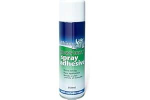 WINSOME Spray Adhesive Heavy Duty Multipurpose Glue Spray Bonds Multiple Surfaces - Ideal for Foam, Wood, Carpet, Floor, and Fabrics | 500ml