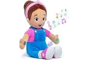 ASSLYE Your Joy with Ms. Speak & Sing Doll,Rachel Singing and Learning Plush Doll,Rachel Toys Singing Plush,Interactive Fun Rachel Plush Doll for Adults Sleeping Buddy Stuffed Baby Toy (Personal handmade)