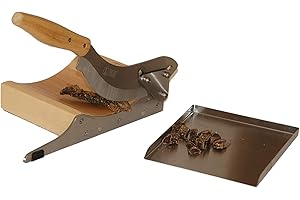 LECHI Multi-Function Stainless Steel Slicer - Tabletop Chinese Medicine Slicer Cutter, Biltong Slicer with Detachable Magnetic Tray Use for Home Commercial Chinese Medicine