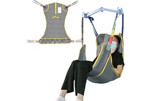EZ Assistive Patient Lift Sling,Hoyer Lift Medical Sling für Bett Positionierung und Baden Assist Aids,Transfer Sling für Ältere, Bariatric,Behindert, Bettlägerig,500LBS Gewichtskapazität (Mittel)