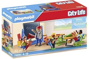 ‎PLAYMOBIL PLAYMOBIL City Life 71036 Erster Schultag mit Schultüten und vielem weiteren Zubehör, ab 4 Jahren