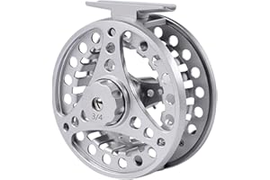 CONDINGGEN Fliegenrollen,Ultraleichte Trout Fliegenfischen Rolle,2+1BB 1:1 CNC-gefräste Aluminiumlegierung Körper,