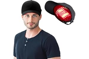 ‎HLMNAKE Haarwachstum Cap - Rotem und Blauem Licht Bestrahlung, erhöht die Aktivität der Haarfollikel, Haarpflege Anti-Haarausfall