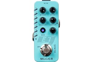 MOOER E7 Polyphone Guitar Synth Pedal Electronic Synthesizer, 7 Guitar Synthesizer Tones with Individual Arpeggiator And 7 Preset Slots, High/Low Frequency Cut, Attack, Speed Function