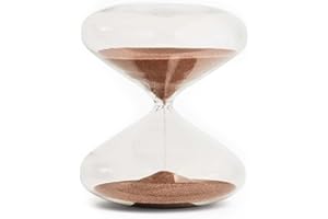 Intelligent Change Mindful Focus 30 Minute Hourglass - Hourglass Sand Timer for Productivity, Mindfulness, and Time Management - For Studying or Relaxation Breaks - Minimalist Home or Office Decor