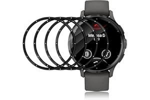 ELYCO Displayschutz Kompatibel mit Garmin VENU 3S Schutzfolie [Volle Abdeckung][Nicht-Glas], [4 Stück] Blasenfrei Flexibel TPU 3D Displayschutzfolie, Anti-Kratzen HD Wasserdicht Schutz Folie