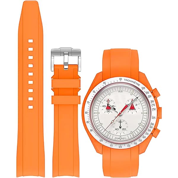 22MM SILICON RUBBER WATCH STRAP BAND FOR ORIENT BLUE RAY II - Foto 6