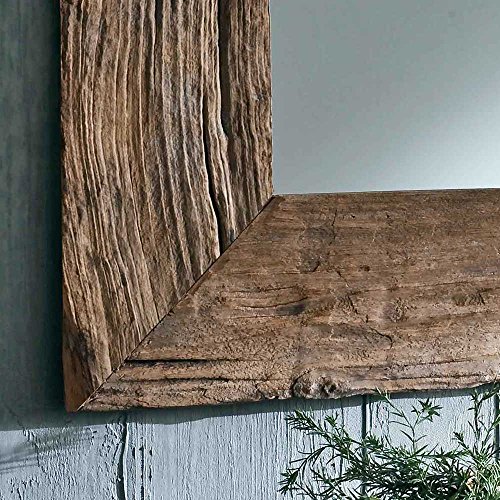 Spiegel mit Rahmen Teak Altholz Breite 150 cm Pharao24 - 2