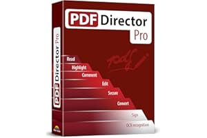 MARKT + TECHNIK PDF Director Pro – Comprehensive PDF Editor Software compatible with Windows 11, 10, 8 and 7 – Edit, Create, Scan and Convert PDFs – 100% Compatible with Adobe Acrobat