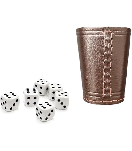 Dice Throne Jeu De Plateau Plateau à Dés Hexagonale Cuir PU - Double Dice Throne Jeu De Plateau Plateau à Dés Hexagonale Cuir PU - Double