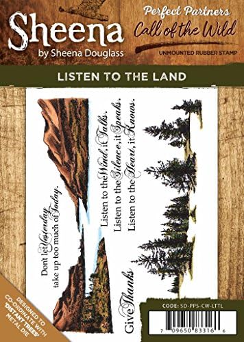 Sheena Douglass Call of the Wild Collection - Listen to the Land Rubber Stamp