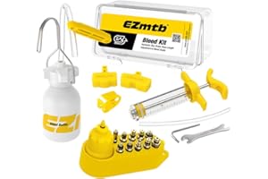 LUNAH Kit de purge de frein de vélo universel hydraulique, kit d’outils pour freins de vélo, kit d’aération minérale pour Shimano, Magura, pour Tectro, pour SRAM