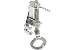 STORMSHOPPING Large Metal Darning/Free Motion Sewing Machine Presser Foot - Fits All Low Shank Singer, Brother, Babylock, Euro-Pro, Janome, Kenmore, White, Juki, New Home, Simplicity, Elna and More.