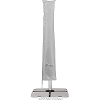Schneider Schutzhülle für Ampelschirme, silbergrau, bis 400 cm Ø & 300x300 cm