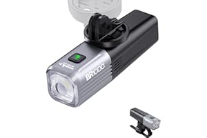 TOWILD Luci Bici 1000 Lumen con Telecomando Wireless,Batteria Sostituibile Integrata 3500 mAh Fari Bicicletta 115g Leggero Luce Bici Anteriore Tipo C Ricaricabile Supporta l'installazione Inversa