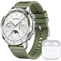 HUAWEI WATCH GT 4 Smart Watch 46MM Green Woven Fitness