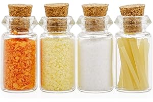 Odoria 1/12 Miniatura 4pz Frasco de Especias Cocina Accesorio para Casa de Muñecas