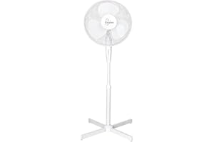 FARTOOLS Farelek Tennessee Ventilateur sur pied 40 cm 50 W Blanc