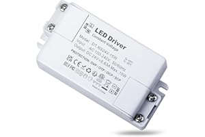 REYLAX 24V LED Driver 15W 630mA, 240 to 24 Volt Transformer LED, Constant Voltage LED Power Supply, Low Voltage DC Transformers for DIY LED Light Strips, G4, MR11, MR16 LED Bulbs and Ring Doorbell