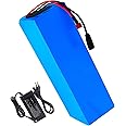 WILLQ 48V 7.5Ah E-Bike Battery 7500mAh Lithium-Ion Battery Rechargeable Electric Bike Battery Pack with Charger for 250W 360W Electric Scooter Motor