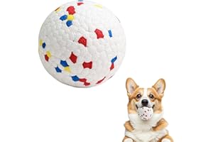 OSINAGA Hundespielzeug Ball, Kauspielzeug Tennis für aggressive Hunde, interaktives Spielzeug zum Werfen und Fangen, leichtes Spielzeug, das auf dem Wasser schwimmt, Bälle für große/mittlere/Welpen Hunde