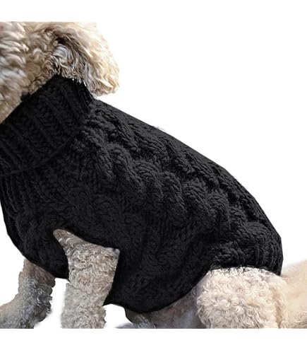 BINGPET Hundepullover Mit Schneeflocken – Wärmend, Elastisch, Für Kleine Bis Große Hunde