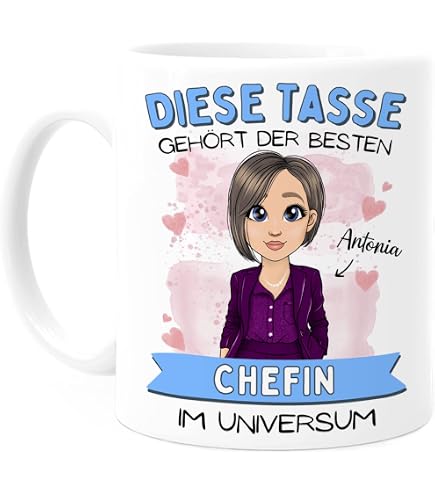 Kaffeebecher 'Engel Ohne Flügel Nennt Man Erzieherin' - Bedruckt, Spülmaschinenfest