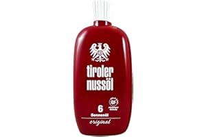 ‎NI ZMIR Tiroler Nussöl Sonnenöl original wasserfest LSF 6, 1er Pack (1 x 75 ml)