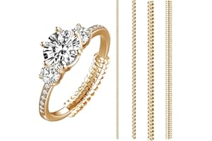 QILERONGRONG Invisible Ring Size Adjuster for Loose Rings, Ring Adjuster Fit Any Rings, Assorted Sizes of Ring Sizer