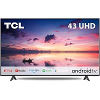 TCL 108 cm (43 inches) 4K Ultra HD Certified Android Smart LED TV 43P615 (Black) (2020 Model)
