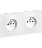 Prise Electrique Murale 16A Avec Terre Dooxie Surface Plaque Ronde