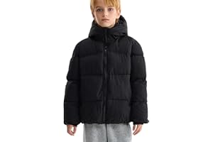 Happy Cherry - Warme Winterjacke für Jungen Mädchen Dicke Kinder Wintermäntel mit Kapuze Kleinkinder Winter Kleidung für Schule Schnee Outdoor - 5-12 Jahre