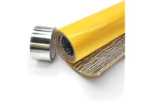 ANTIHUMEDADES Aislante Térmico Reflexivo AUTOADHESIVO (5m x 1,2m) + Cinta de Aluminio (10m) - Fabricado en aluminio 100% - Aislamiento de viviendas, caravanas, furgonetas, radiadores