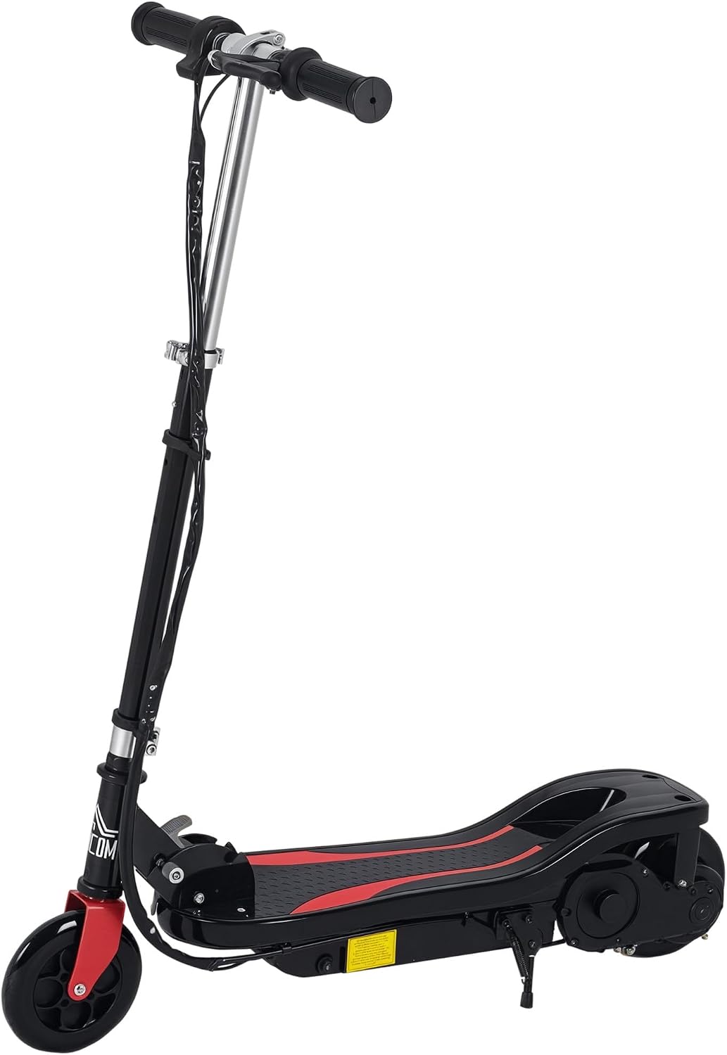 HOMCOM Patinete Eléctrico Plegable para Niños de 7-14 Años, Patinete Eléctrico con Velocidad MAX. 12 km/h, Alcance de 8 km, Altura Ajustable, Freno de Mano