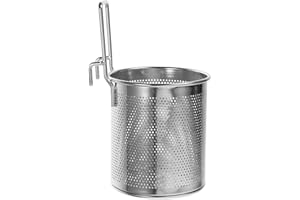 PRETYZOOM Colino Per Pasta Con Manico Cestello Per Bollire La Pasta In Metallo Inserto Per Pasta Cestello Per Colino In Rete In Acciaio Inossidabile Cullender Per Verdure Per Spaghetti