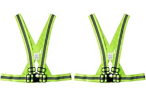 4R QUATTROERRE.IT Quattroerre Bretelles Réfractives Homologuées pour Moto et Vélo