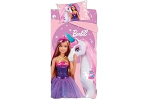 il dolce stile della tua casa set completo lenzuola per letto singolo 1 piazza stampa barbie (barbie 1 piazza)