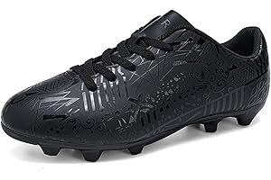 GWMDKI Boys Football Shoes Kids Girls FG/AG Soccer Athletics Training Sport Running Shoes Profession Competition Teenager Indoor Outdoor Cleats Sneakers