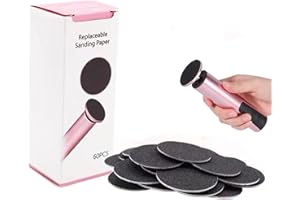 JIANYANA Lima Electrica Pies Durezas 2 En 1，Pedicura Profesional Para Pies Limador De Durezas Electrico Con 2 Cabezales De Pulido Reemplazables (Almohadilla de Pulido)