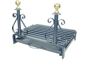 Imex El Zorro 10904-F - Parrilla chimenea con cajón (forja, 60 x 45 cm)